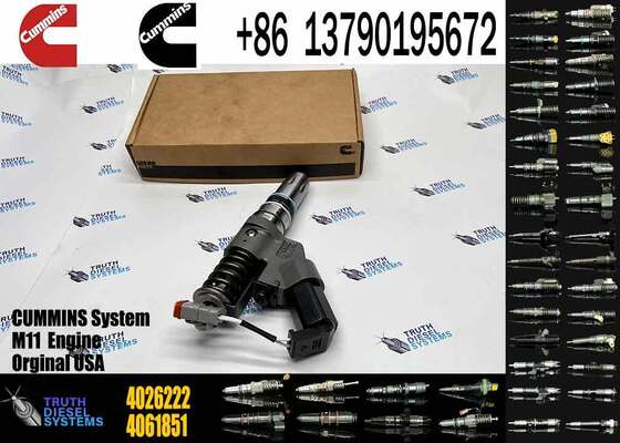 Golden Vidar NEW ISM11 QSM11 Engine Nozzle Diesel Engine Fuel Injector 4061851 3411756 3411754 4026222 for Cummins