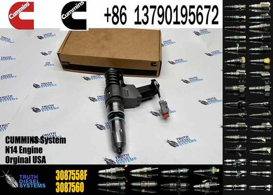 New Stainless Steel Fuel Injector for N14 Diesel Engine (3080931F 3087558F 4307795 6087807)