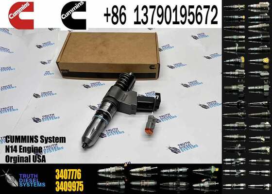 Common Rail Fuel Injector 3087560 3087733 3087807 3407776 3409975 3411381 for Sprayer Excavator N14 Injector Truck Parts
