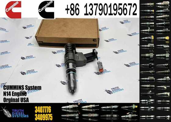 Common Rail Fuel Injector 3087560 3087733 3087807 3407776 3409975 3411381 for Sprayer Excavator N14 Injector Truck Parts