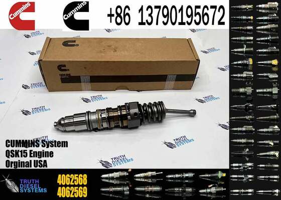 Factory High-quality Truck Engine Assembly Parts Fuel Injector 4062569 4384260 4062568 4954644 4928264 for QSX15 ISX15 Engine