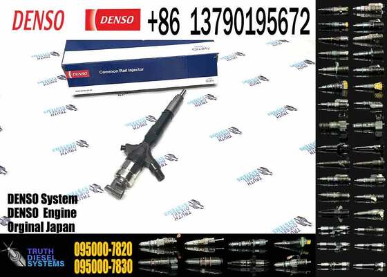 Genuine Diesel Fuel Injectors 095000-7820 23670-30290 Original Common Rail Injector 23670-30290 095000-7820