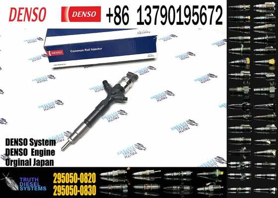 New Diesel Fuel Injector 295050-0820 2950500820 23670-39385 23670-30380 for Toyota