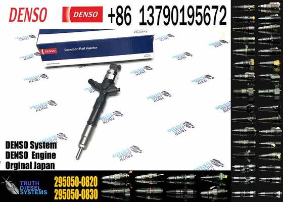 New Diesel Fuel Injector 295050-0820 2950500820 23670-39385 23670-30380 for Toyota
