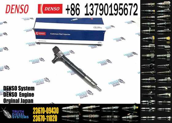 Common Rail 2 PIN Fuel Injector for Toyota 295700-0560 G4 Hilux 2.8L 1GD for Denso 23670-11020 23670-09430 23670-0E020