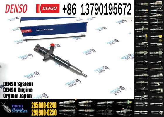 295900-0240 Common Rail Fuel Injector 23670-30170 23670-39495 for TOYOTA Hilux 2GD High Performance Injection Valve