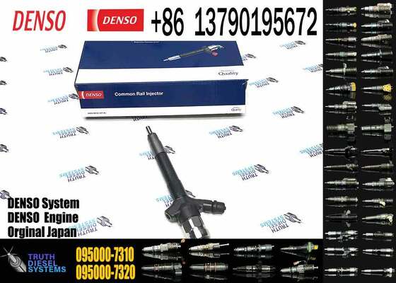 Construction Machinery Fuel Injector 095000-7310 23670-09240 for Toyota 1AD-FTV Avensis Auris Verso 2.0 D-4D Engine