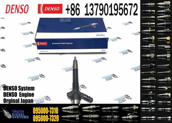Construction Machinery Fuel Injector 095000-7310 23670-09240 for Toyota 1AD-FTV Avensis Auris Verso 2.0 D-4D Engine