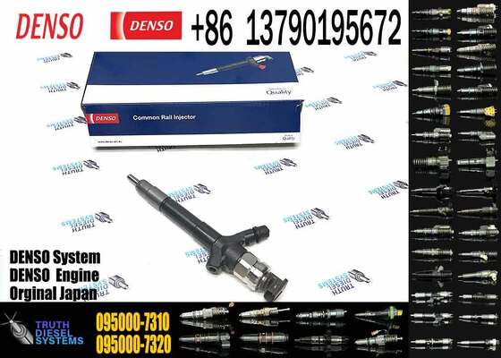 Construction Machinery Fuel Injector 095000-7310 23670-09240 for Toyota 1AD-FTV Avensis Auris Verso 2.0 D-4D Engine