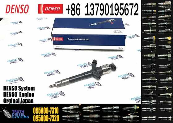 Construction Machinery Fuel Injector 095000-7310 23670-09240 for Toyota 1AD-FTV Avensis Auris Verso 2.0 D-4D Engine