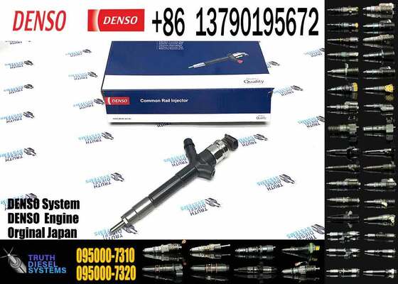 Construction Machinery Fuel Injector 095000-7310 23670-09240 for Toyota 1AD-FTV Avensis Auris Verso 2.0 D-4D Engine