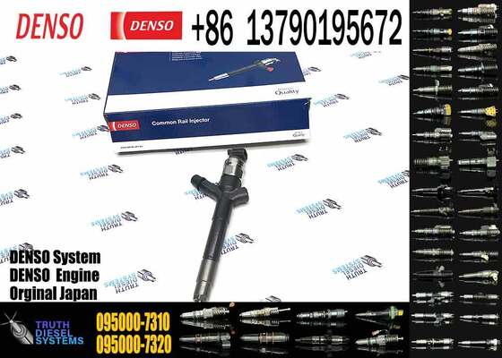 Construction Machinery Fuel Injector 095000-7310 23670-09240 for Toyota 1AD-FTV Avensis Auris Verso 2.0 D-4D Engine