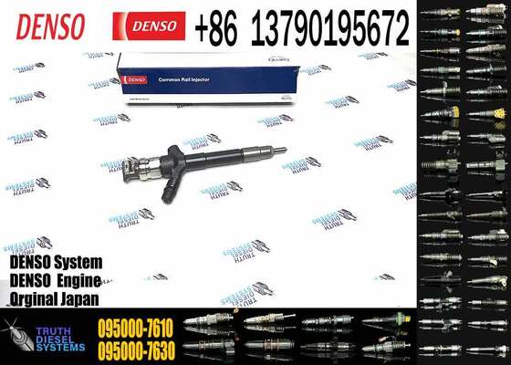 095000-7610 2AD Nozzles Diesel Fuel Common Rail Injector 23670-0R060 23670-0R010 23670-09260 23670-09200 23670-09130 DCRI107610