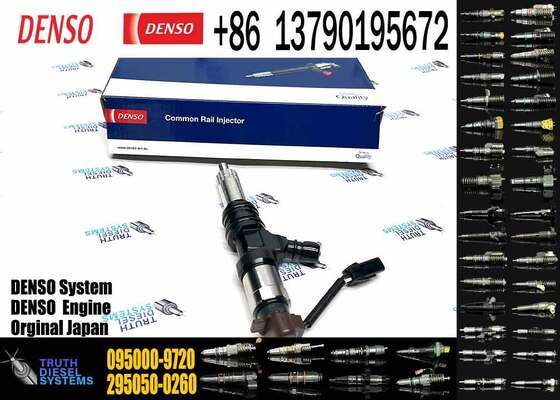 Truck Engine Parts Common Rail Diesel Fuel Injector 095000-9720 ME307488 095000-9721 095000-9722
