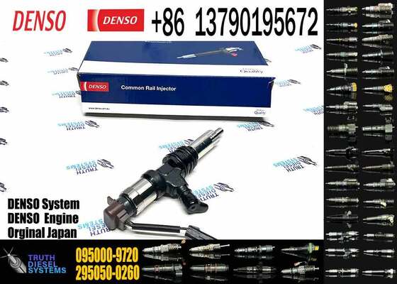 Truck Engine Parts Common Rail Diesel Fuel Injector 095000-9720 ME307488 095000-9721 095000-9722