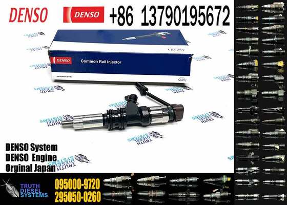 Truck Engine Parts Common Rail Diesel Fuel Injector 095000-9720 ME307488 095000-9721 095000-9722