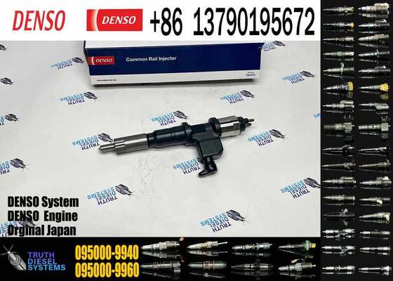 Truck Engine Parts Common Rail Diesel Fuel Injector 095000-9960 8-97435029-0
