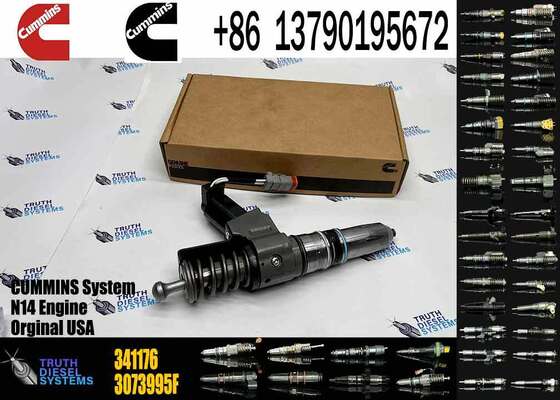 Common Rail Fuel Injector 3407776 3087807 3411385 341176 3409975 for C-ummins QSN14 N14 Engine Excavator Parts