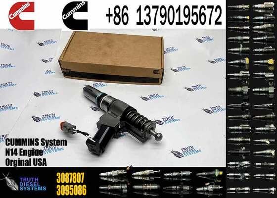 Common Rail Fuel Injector 3087560 3087733 3087807 3407776 3409975 3411381 for Excavator N14 Injector Truck Parts
