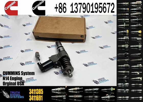Common Rail Fuel Injector 3407776 3087807 3411385 341176 3409975 for C-ummins QSN14 N14 Engine Excavator Parts