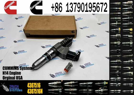 New Fuel Injector 4307516 for Diesel Engine QSN14 N14 4307516 3411691 3087560 3411765