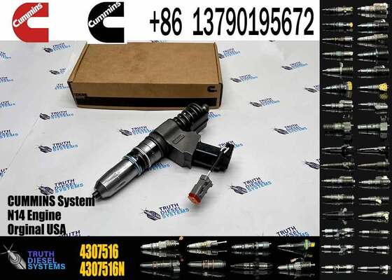 New Fuel Injector 4307516 for Diesel Engine QSN14 N14 4307516 3411691 3087560 3411765