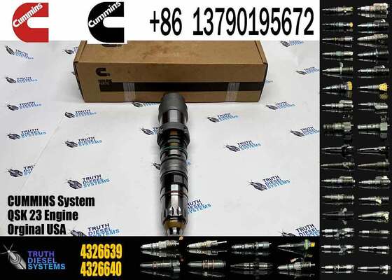Q19 Injector Excavator Engine Injectors 4326639 4927348 4928345
