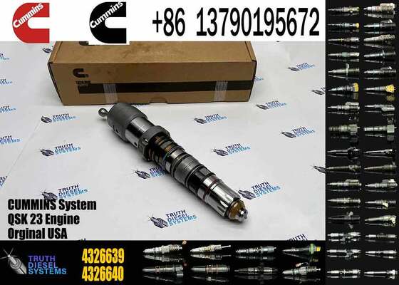 Q19 Injector Excavator Engine Injectors 4326639 4927348 4928345
