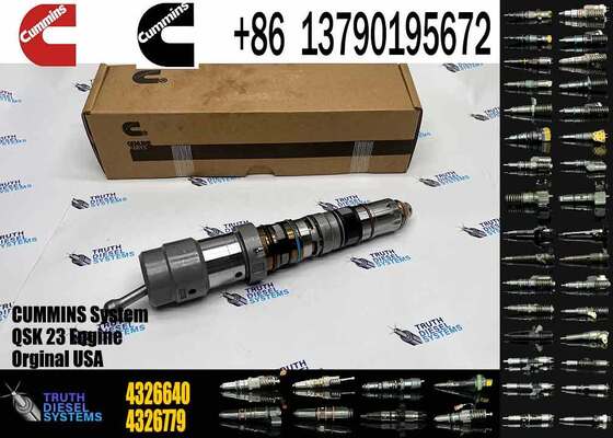 QSX60 Injector Excavator Engine Injectors 4326640 4326779 4326780