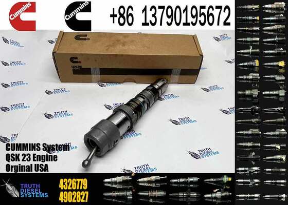 QSX60 Injector Excavator Engine Injectors 4326640 4326779 4326780