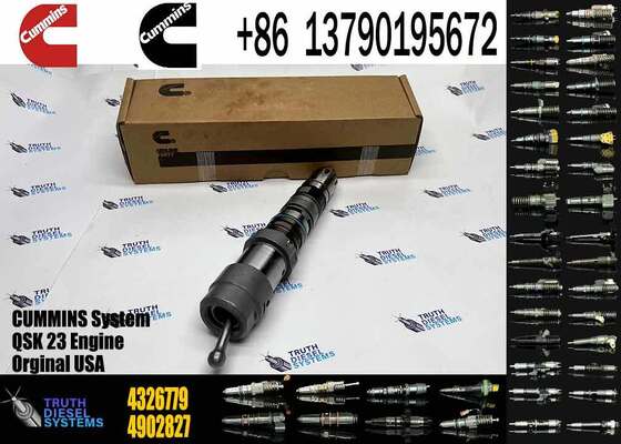 QSX60 Injector Excavator Engine Injectors 4326640 4326779 4326780