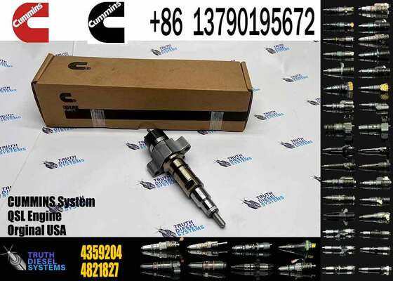 High Quality Diesel Common Rail Fuel Injector 4359204 4327072 4921827 4928421 4307475 2897414 4307452