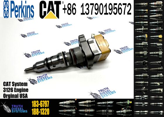 Affordable Excavator Engine Spare Parts Fuel Injector 0R-9348 183-6797 10R-1262 222-5965 188-1320 10R-0781 for CAT 3126 Engine