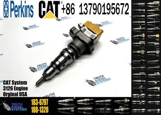 Affordable Excavator Engine Spare Parts Fuel Injector 0R-9348 183-6797 10R-1262 222-5965 188-1320 10R-0781 for CAT 3126 Engine