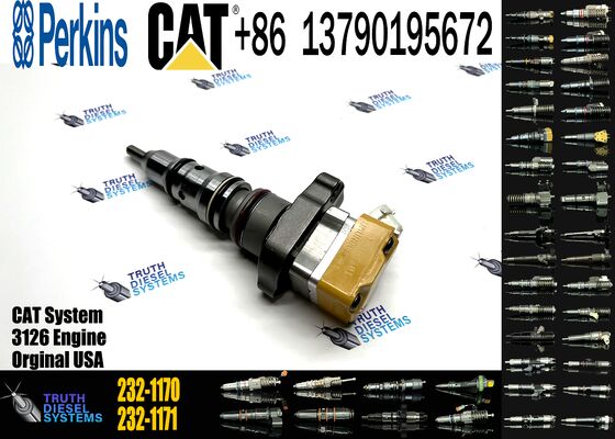 198-6877 204-2467 232-1170 232-1175 3412E Engine Diesel Fuel Injector 174-7526 174-7527