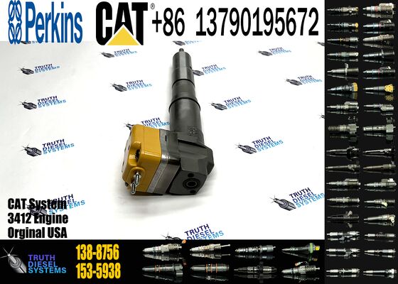 New Diesel Common Rail Fuel Injector 153-5938 20R-4148 138-8756 174-7526 20R-0758 Steel for Excavator Truck Parts Excavator Truck Parts Steel