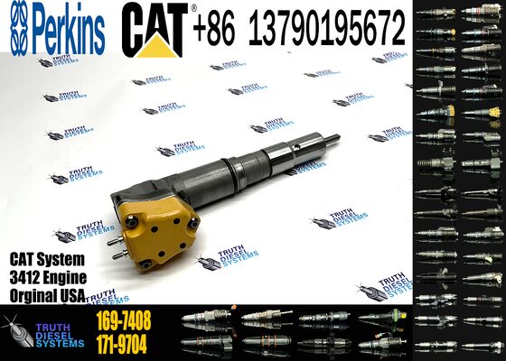 Fuel Injector 138-8756 153-5938 156-3895 169-7408 1388756 1535938 1563895 1697408 for Cater-pillar 3412 3412E EngineFFuel Injector 138-8756 153-5938 156-3895 169-7408 1388756 1535938 1563895 1697408fo