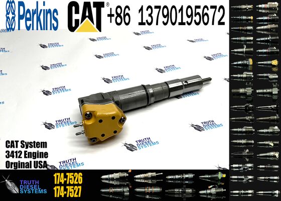 Diesel Excavator Engine Parts Fuel Injector 232-1183 10R-1267 174-7526 for CAT 3412E 5110B Diesel Engine