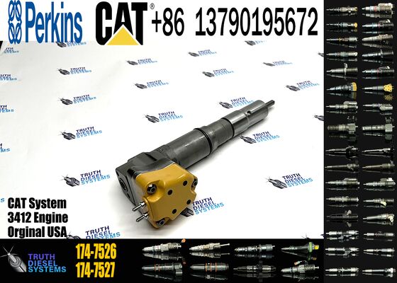 Diesel Excavator Engine Parts Fuel Injector 232-1183 10R-1267 174-7526 for CAT 3412E 5110B Diesel Engine