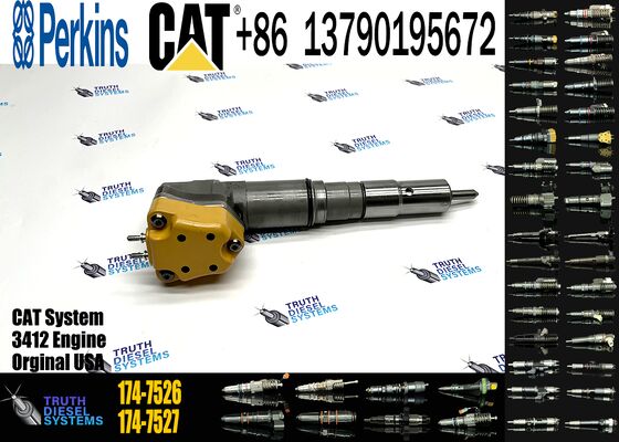 Diesel Excavator Engine Parts Fuel Injector 232-1183 10R-1267 174-7526 for CAT 3412E 5110B Diesel Engine