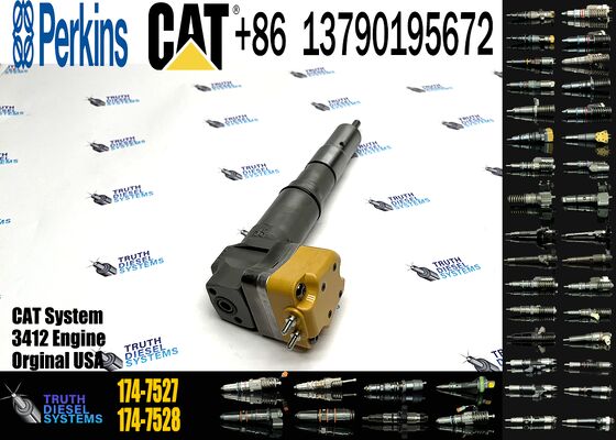 Common Rail Diesel Fuel Injector 174-7527 174-7528 20R-0759 179-6020 20R-0760 Sprayer Excavator 3412 Truck Parts New Excavator Truck Parts Steel