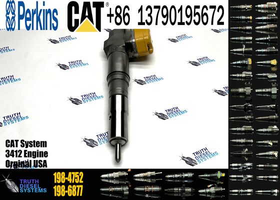 CAT 3412 Truck Engine Fuel Injector 198-4752 104-3377 20R-0759 for Spray Valve System Spare Parts