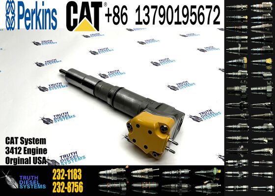 Diesel Excavator Engine Parts Fuel Injector 232-1183 10R-1267 174-7526 for CAT 3412E 5110B Diesel Engine