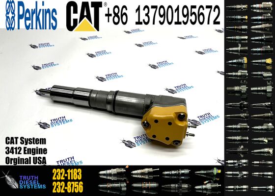 Diesel Excavator Engine Parts Fuel Injector 232-1183 10R-1267 174-7526 for CAT 3412E 5110B Diesel Engine