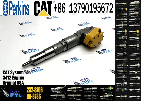 Excavator Engine Parts Fuel Injector 173-9268 138-8756 198-7912 155-1819 232-1168 232-8756 for 3412E 3408 Diesel Fuel