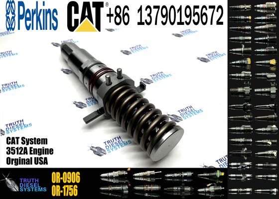New Diesel Engine Injector for C-aterpillar C3512A Common Rail 0R-1759 7E-9983 9Y-4544 0R-3883 0R-0906 7C-4173 6I-3075 7C-9578