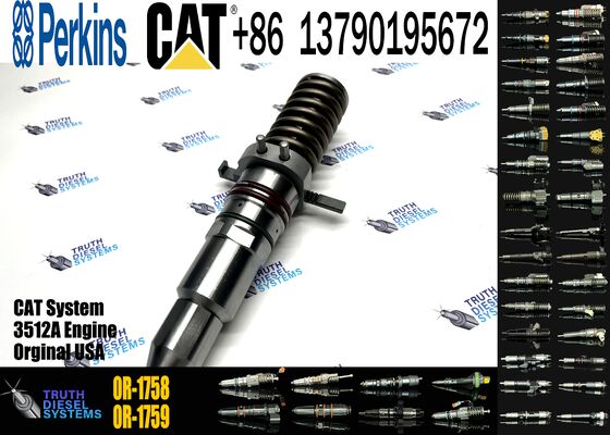 3512A 3500A Engine Fuel Injector 0R-1759 0R1759 0R-1758 0R1758