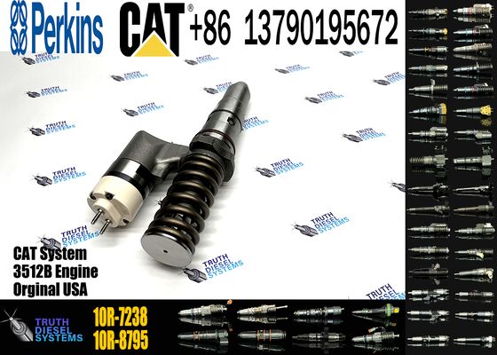 AUTOJIA 3508C 3512C High Quality Injector Excavator Engine Injectors 246-1854 10R-7238