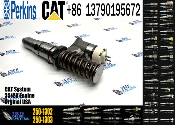 AUTOJIA 3512B 3516B High Quality Injector Excavator Engine Injectors 250-1302 10R-1303