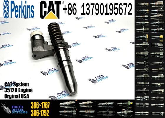 3512B Diesel Engine Parts Fuel Injector 386~1767 392-0208 2OR-1276 386-1760 for CAT C-aterpillar Construction Machinery